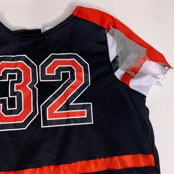 Halloween Horror Jagged Distressed Jersey Dress 10 chasing fireflies - Picture 4 of 6